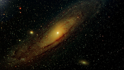 Andromeda Galaxy, звезды, космос, M31
