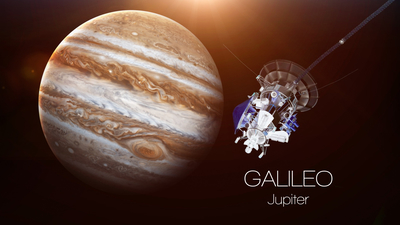 saturn, satellite, Galileo