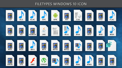 Windows 10 Filetypes