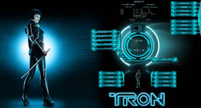 Tron: Legacy Rainmeter Remix