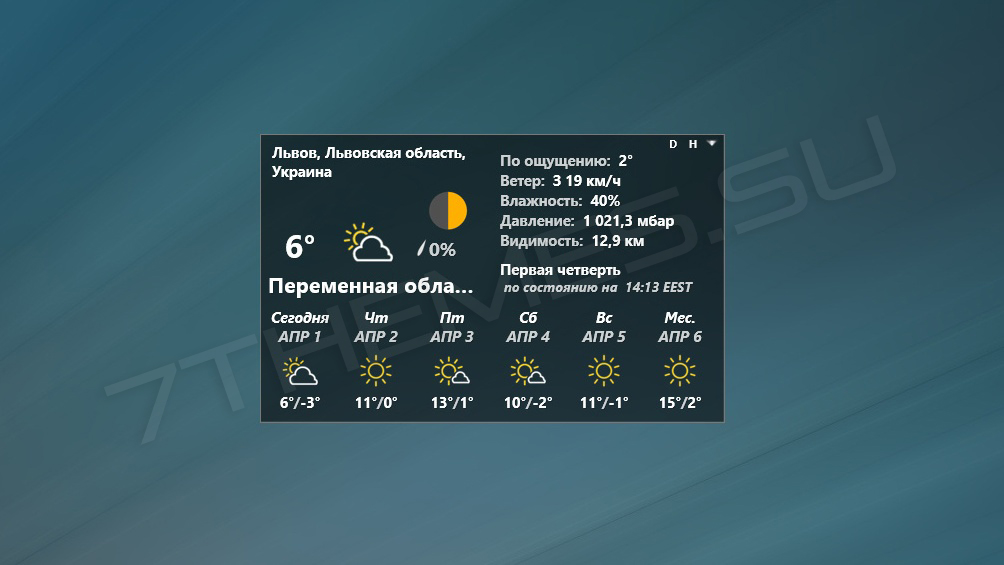 Windows 10 Weather PRO