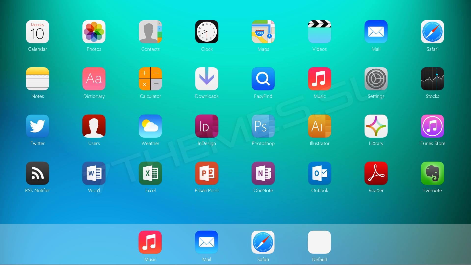 iOS 7 App Launcher