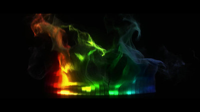 Colorful smoke Particle