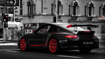Porsche 911 GT3 RS в городе