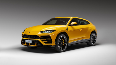 yellow, Lamborghini, Urus, 2018