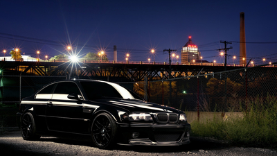 E46, BMW, Lights, Black
