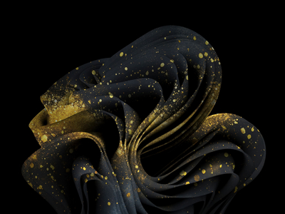 Фигура с золотыми вкраплениями