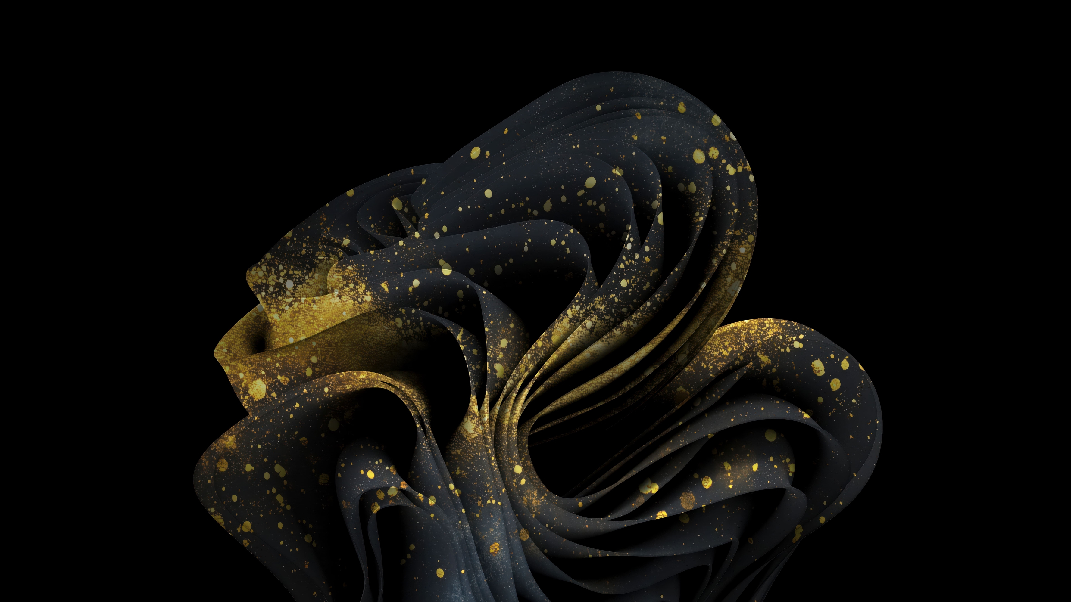 Фигура с золотыми вкраплениями