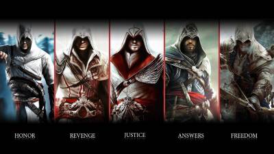 Assassins Creed characters posters
