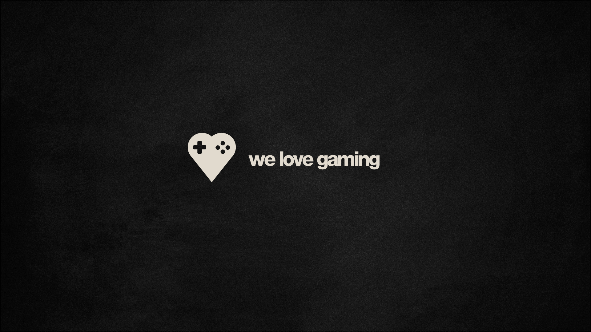 Обои с логотипом We Love Gaming (1920x1080) - Обои - Игры