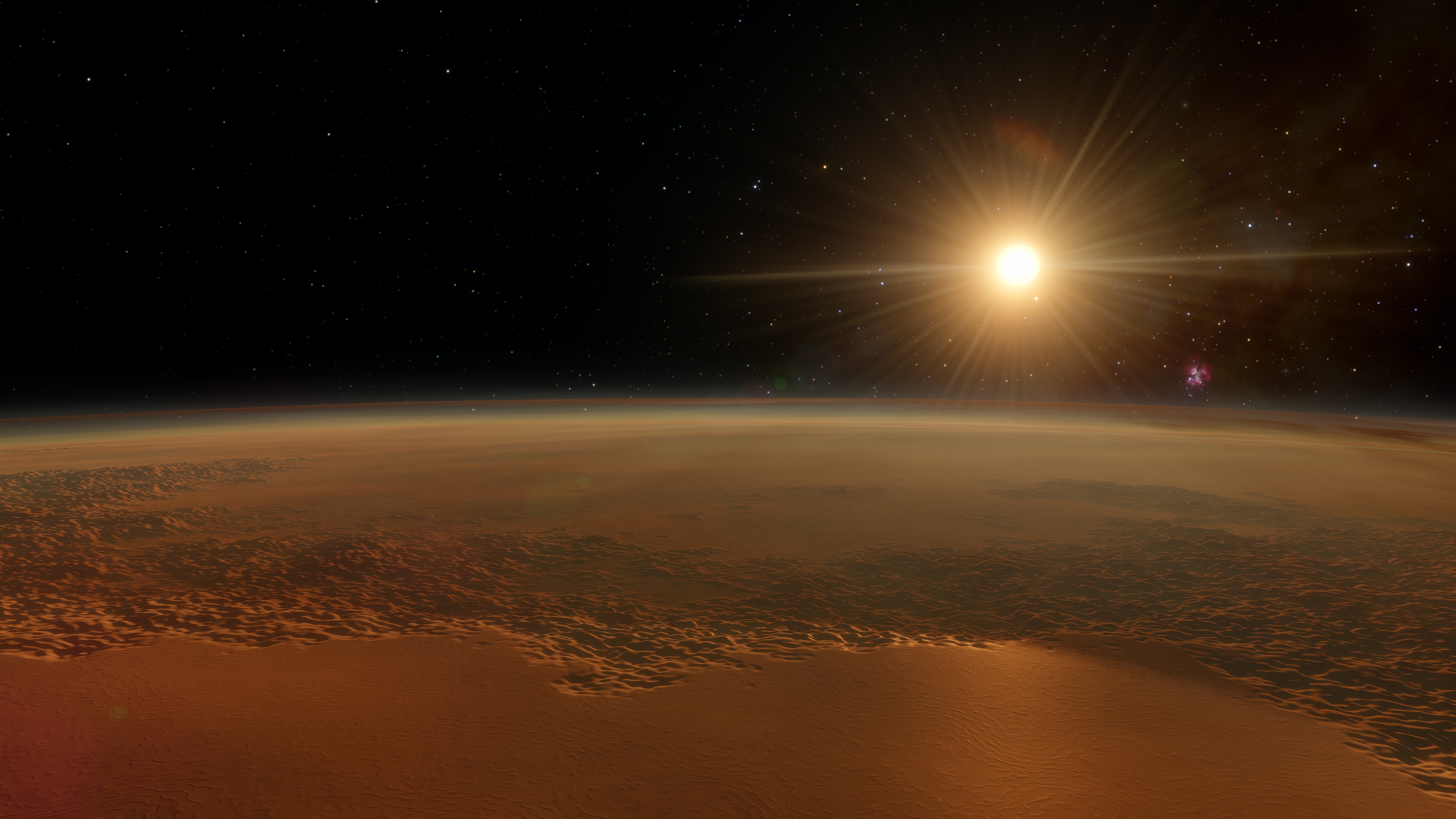 Яркое солнце