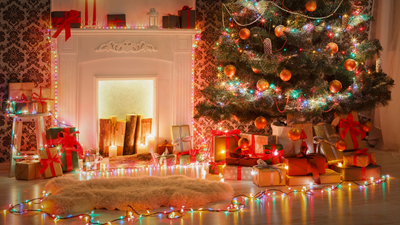 Рождество, Christmas tree, елка, gifts, holiday