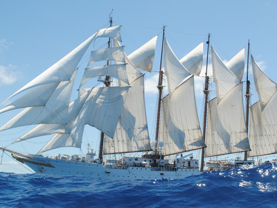 Четырехмачтовая баркентина