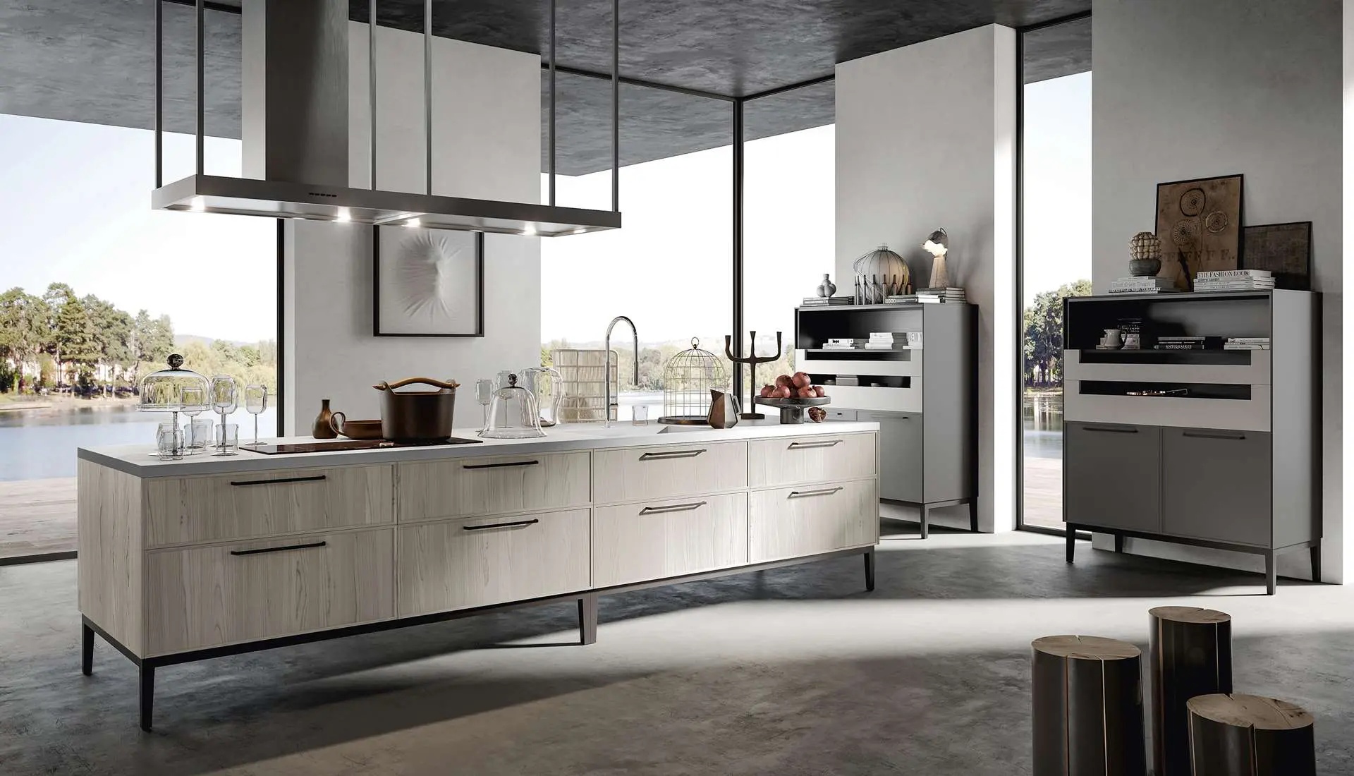 Светлая кухня