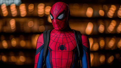 фон, костюм, человек паук