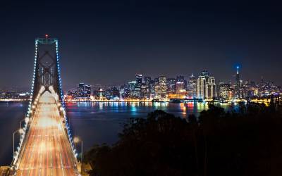 San Francisco At Night Wide