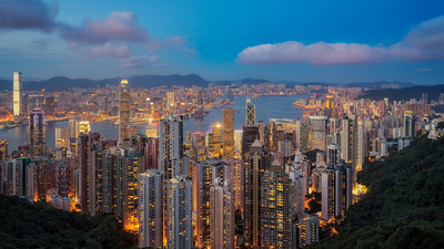 Hong Kong, Сянган, skyline, мегаполис, Гонконг