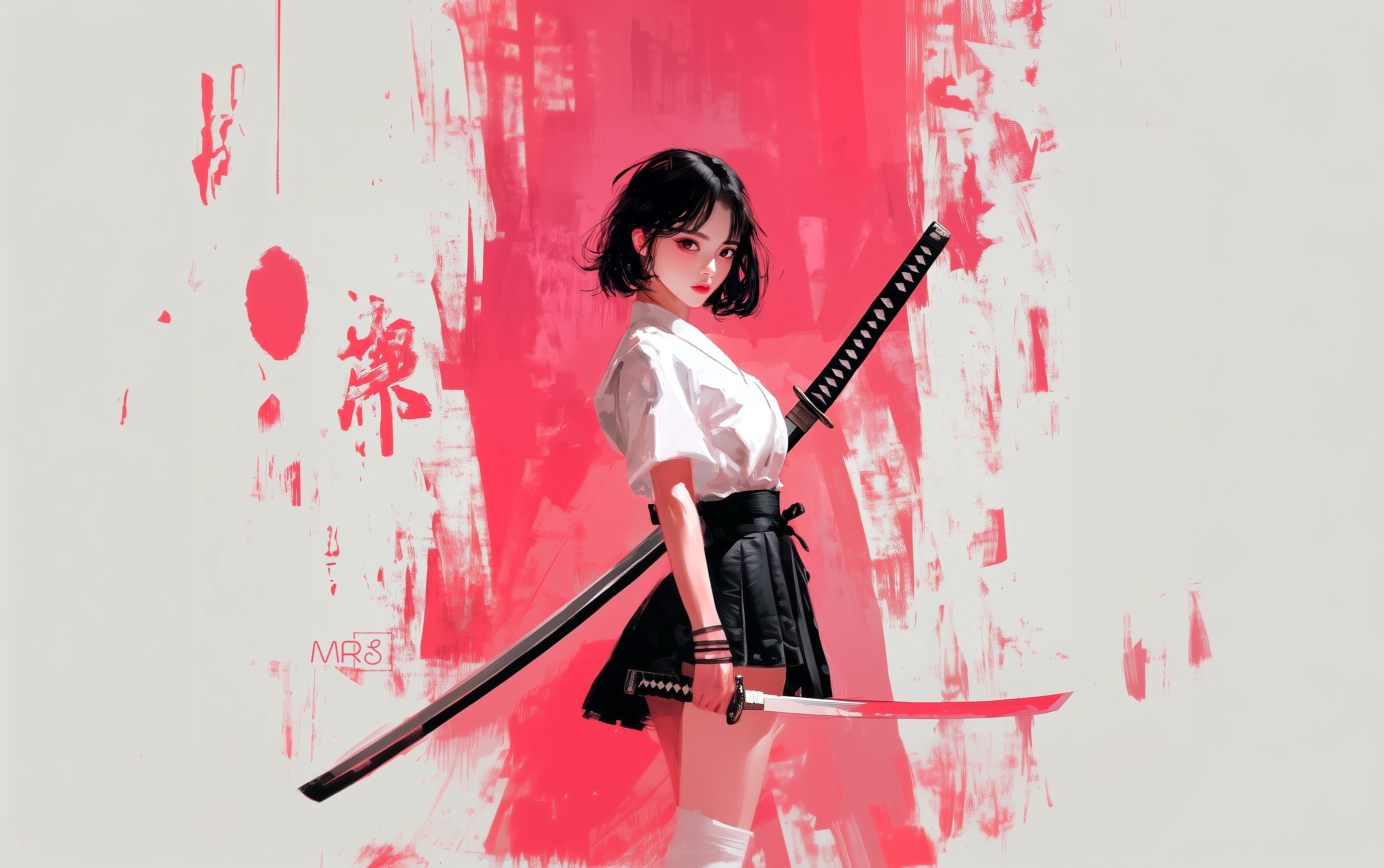 Девушка с катаной