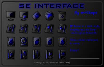 SE Interface blue