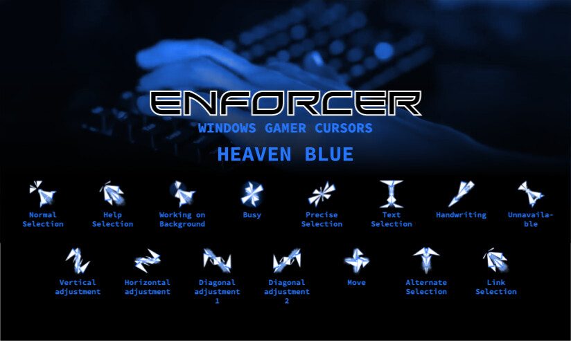 Enforcer Cursors: Heaven Blue