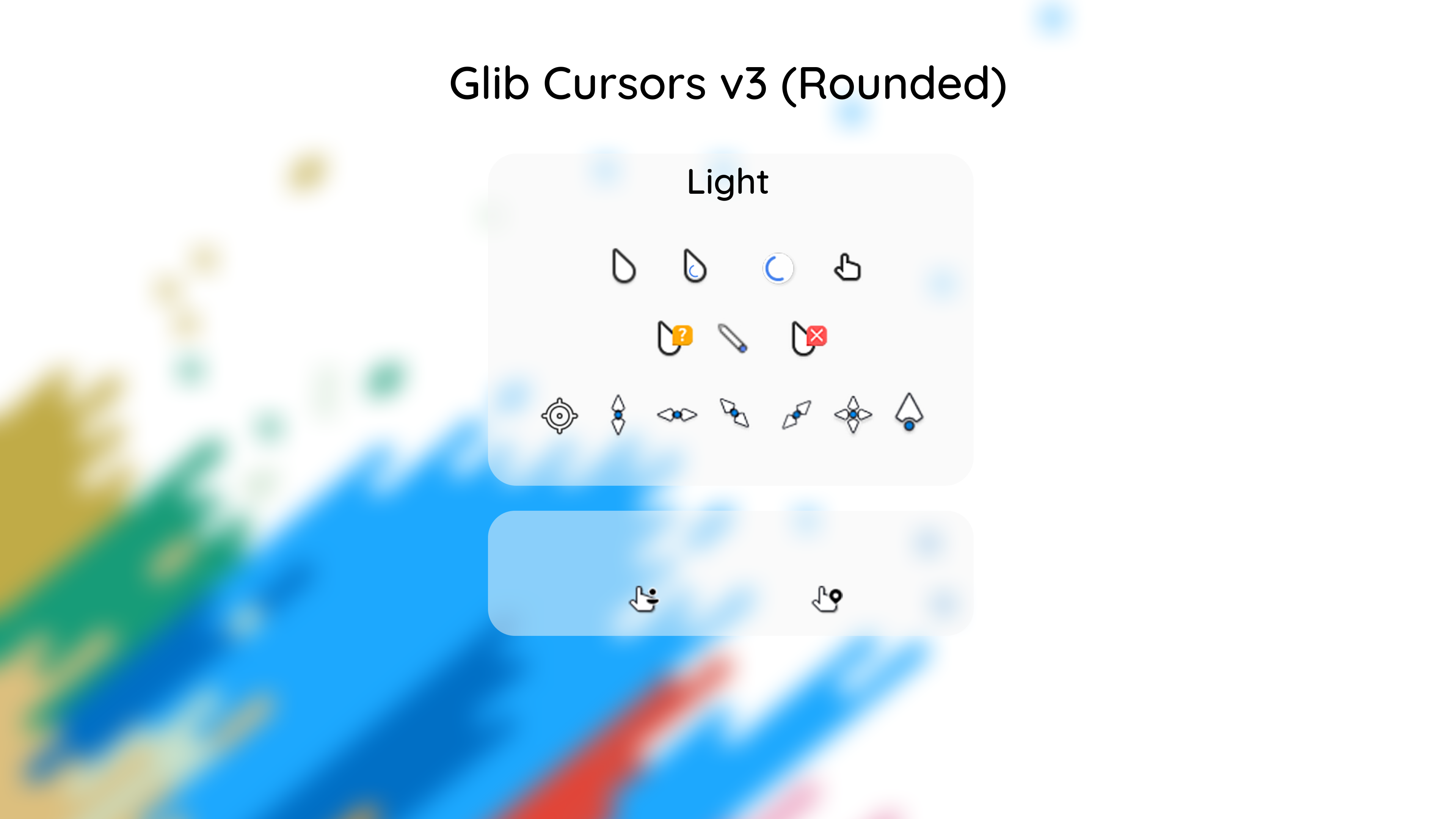 Glib Cursors v3